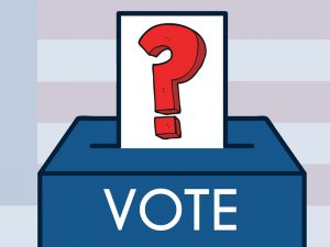 Graphic of a ballot box.