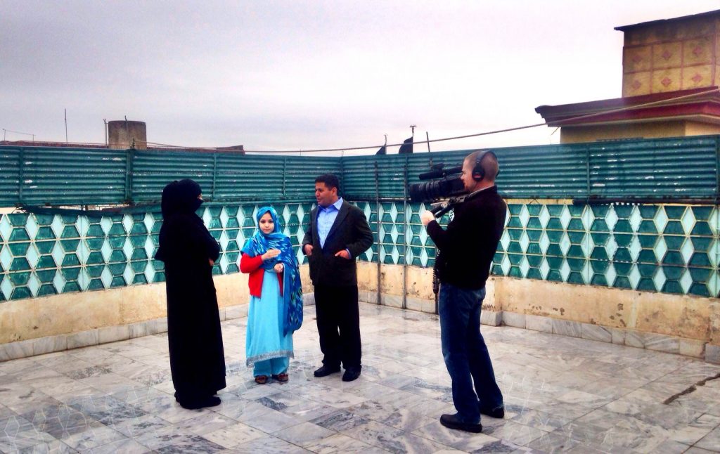 Brent Huffman filming in Pakistan.