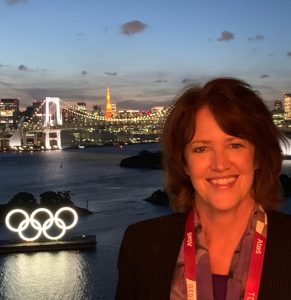 Christine Brennan at 2020 Olympics