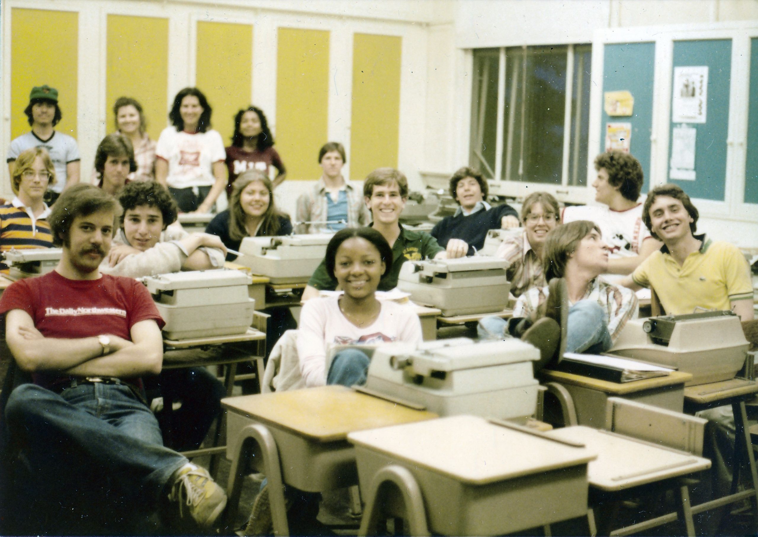 Spring 1979 Medill writing class.