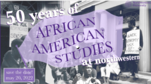 African American Studies 50th image with May 20 date
