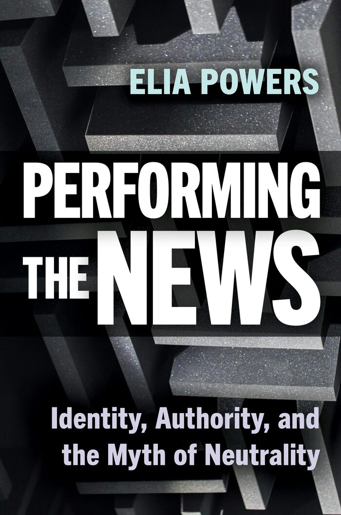 book cover for Performing the News