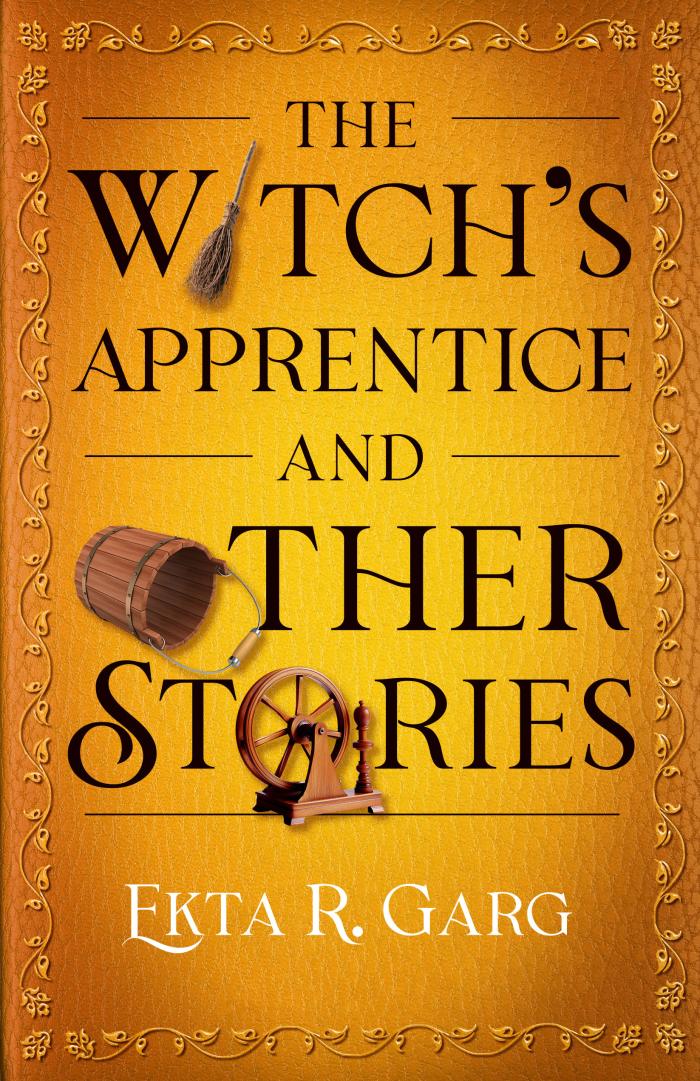 Book cover for Witch's Apprentice yellow and black