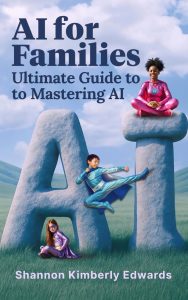 illustration of kids on block AI letters