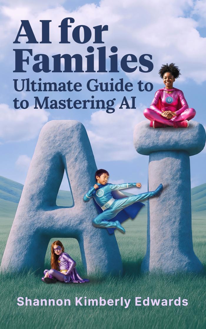 illustration of kids on block AI letters