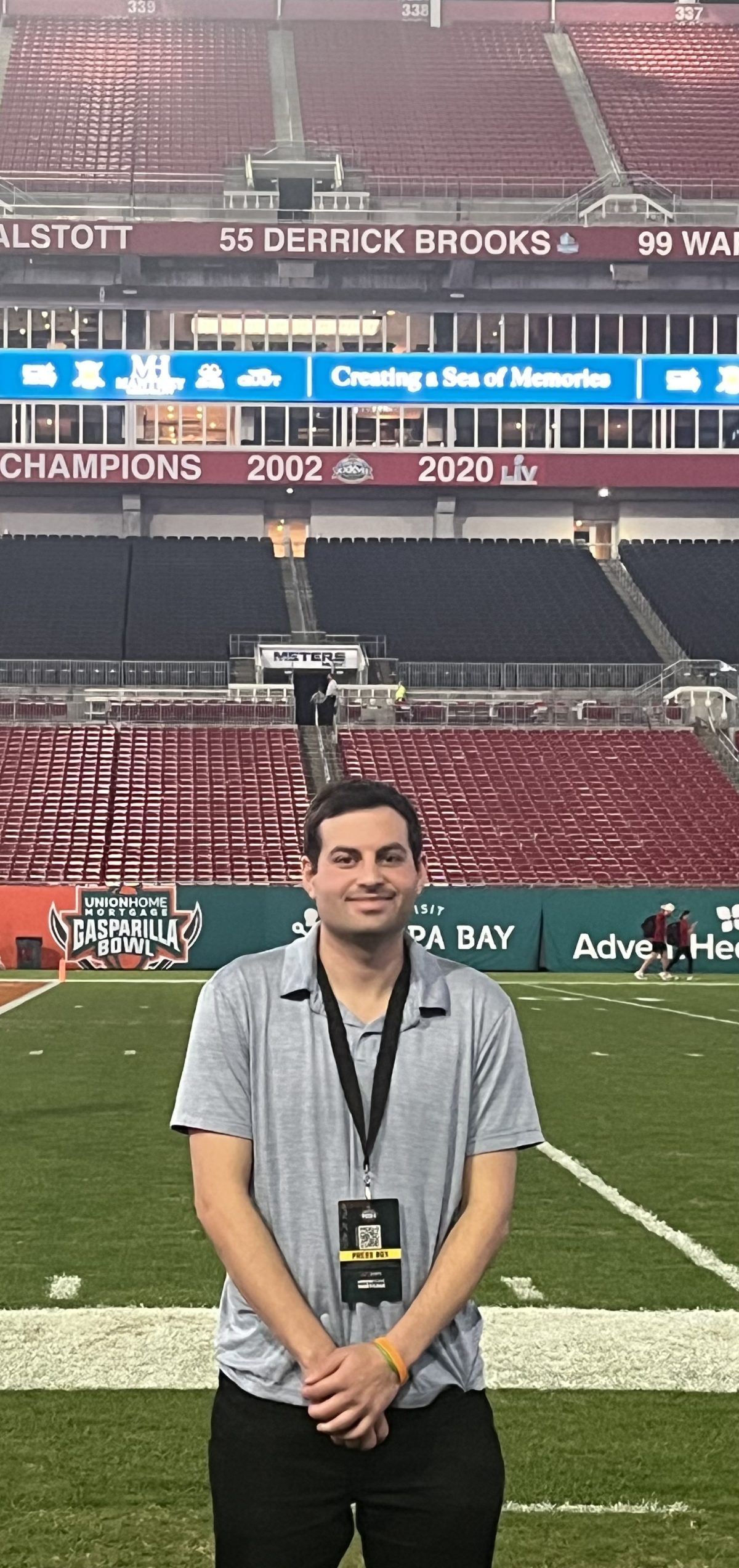 Jonah Dylan at Raymond James Stadium
