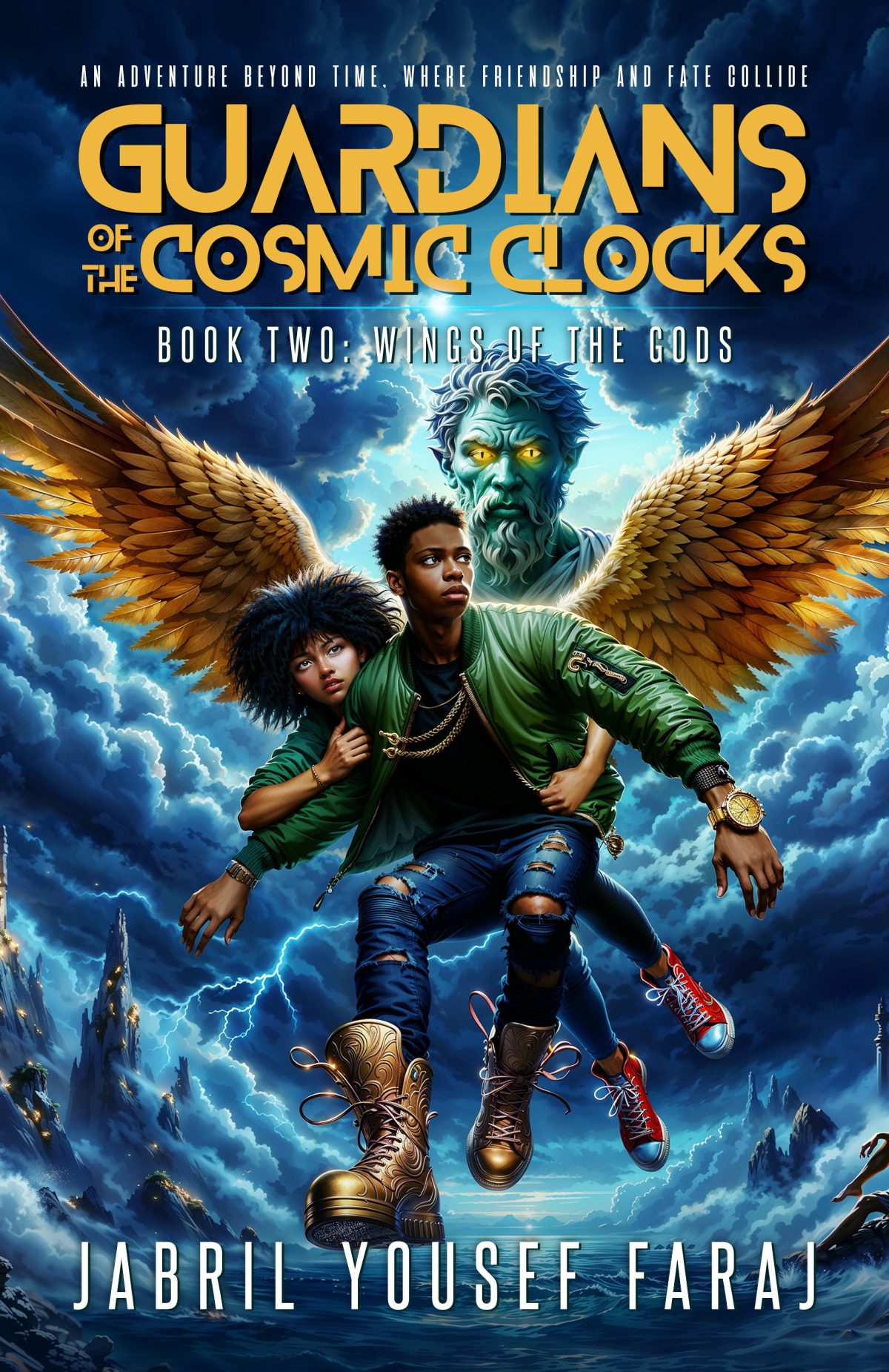Book cover: Guardians of the Cosmic Clocks
